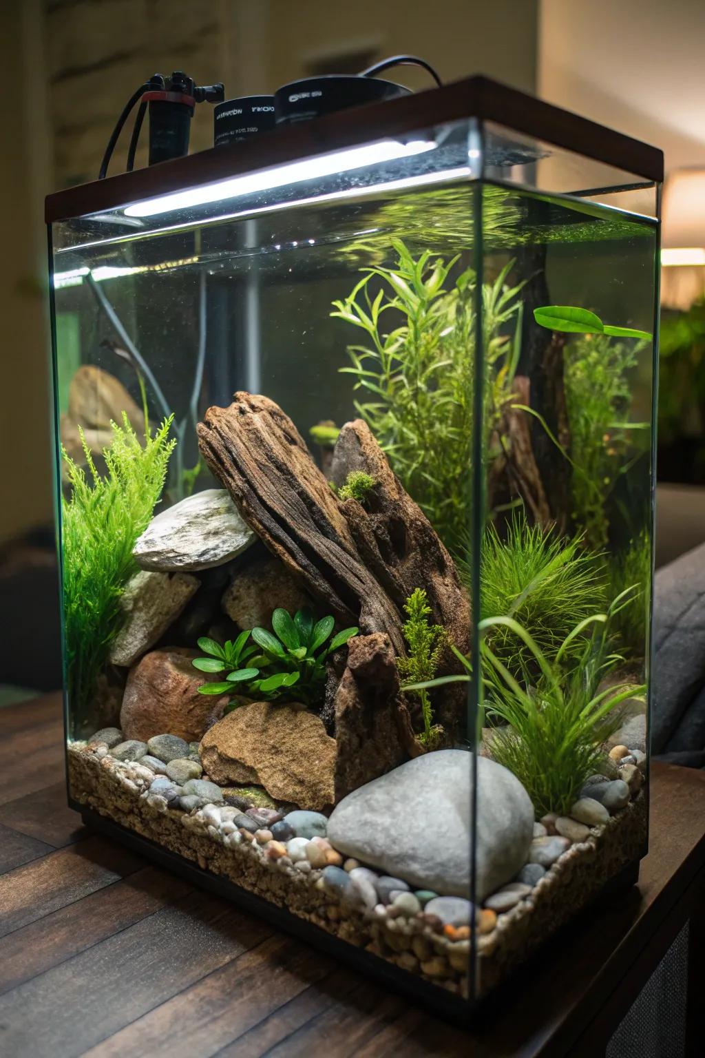 Inherent aquascaping delivers an element of untamed nature to your dwelling.