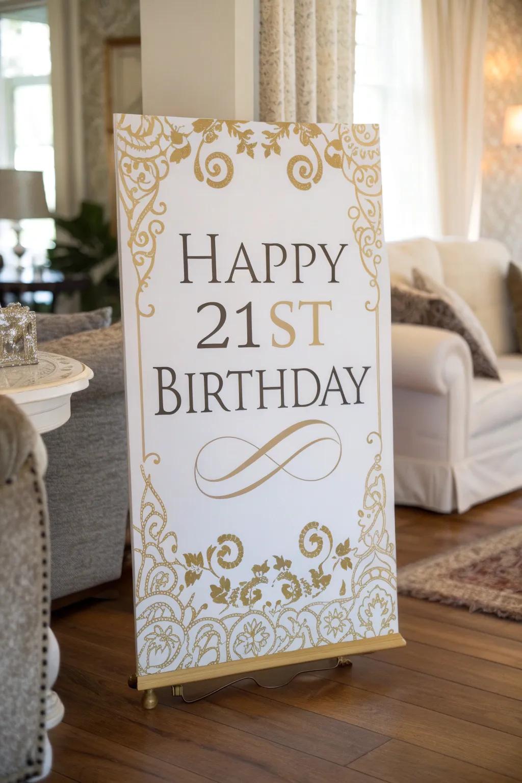 Incorporate a personal touch with a bespoke name display.