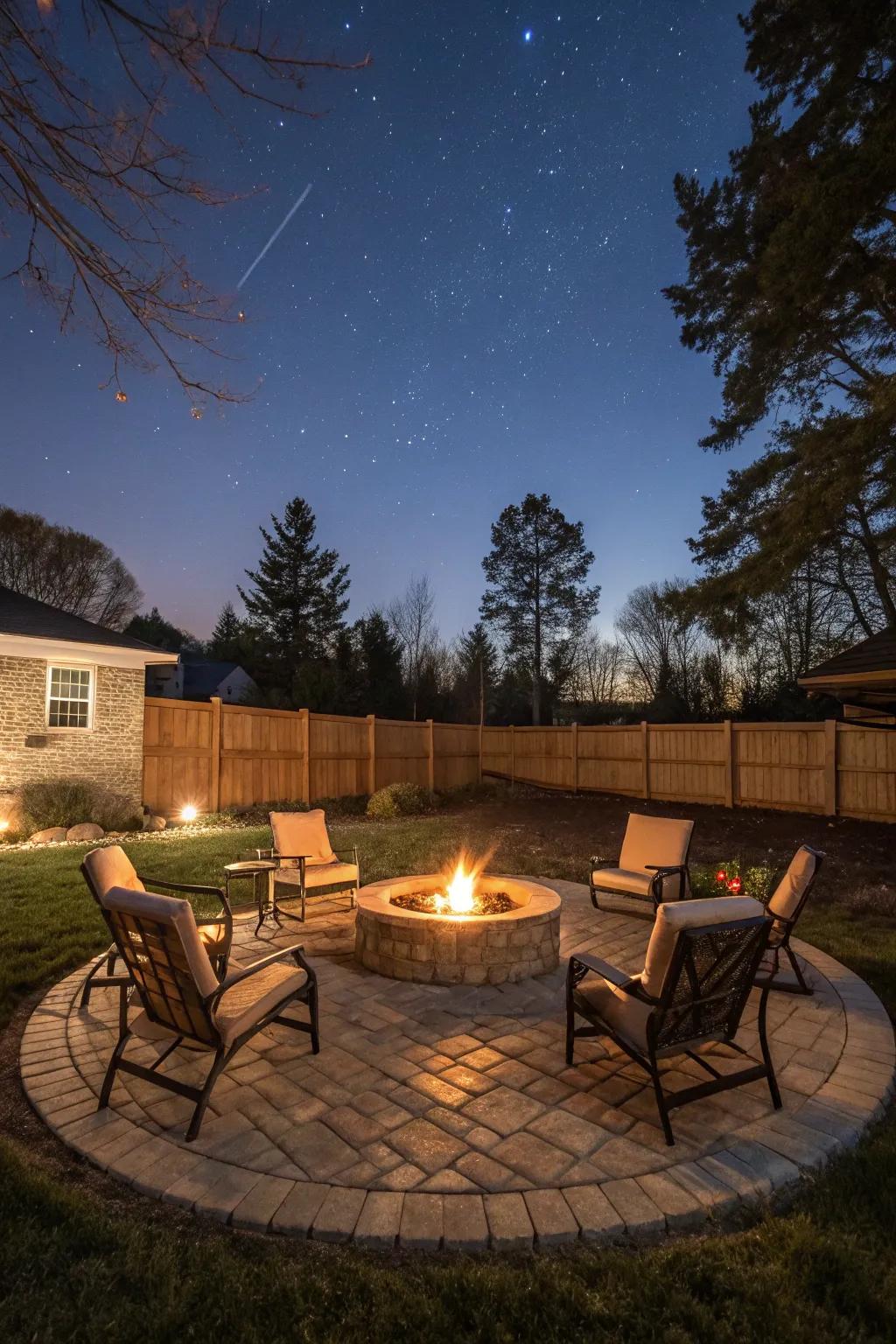 Unwind around a bonfire with friends and family for endless warmth and conversation.