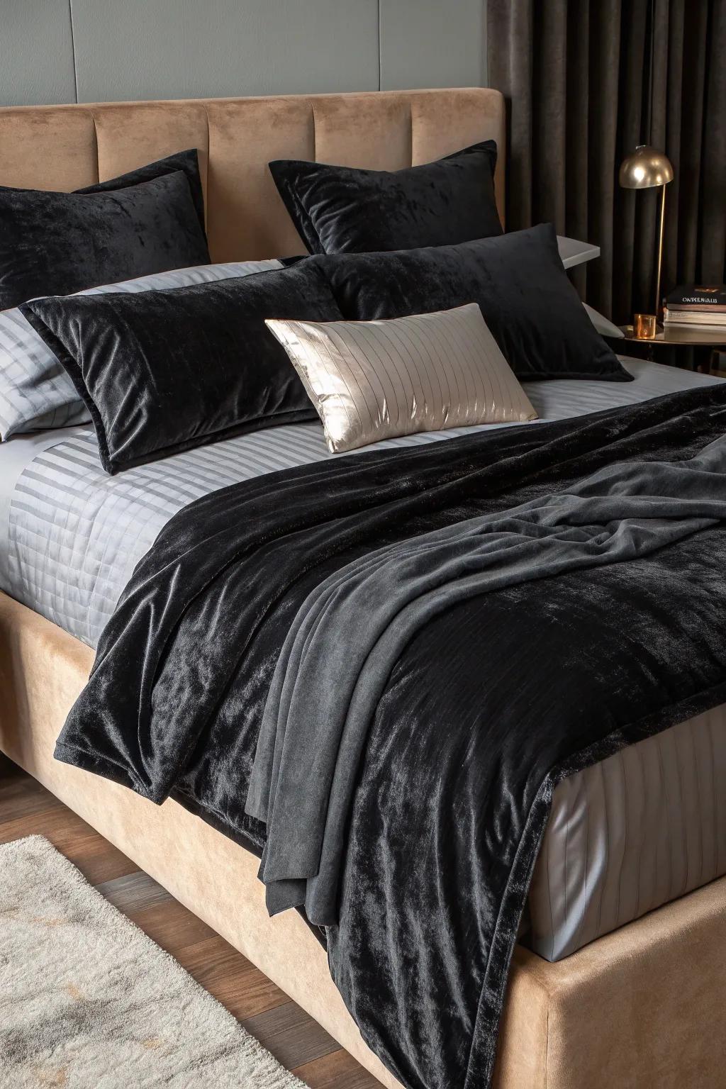 Layering different textures to achieve a deluxe experience.