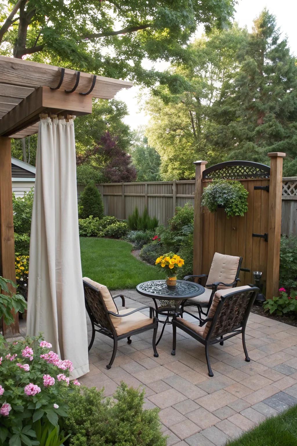 Judiciously placed furniture can afford both solace and seclusion.