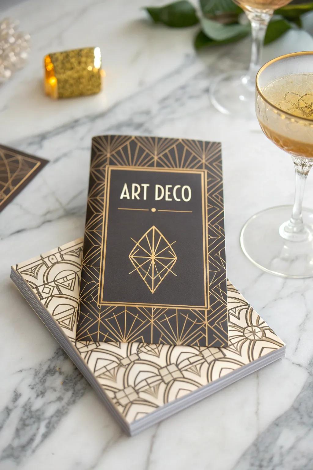 Transport your party back to the '20s with invitations exuding vintage charm.