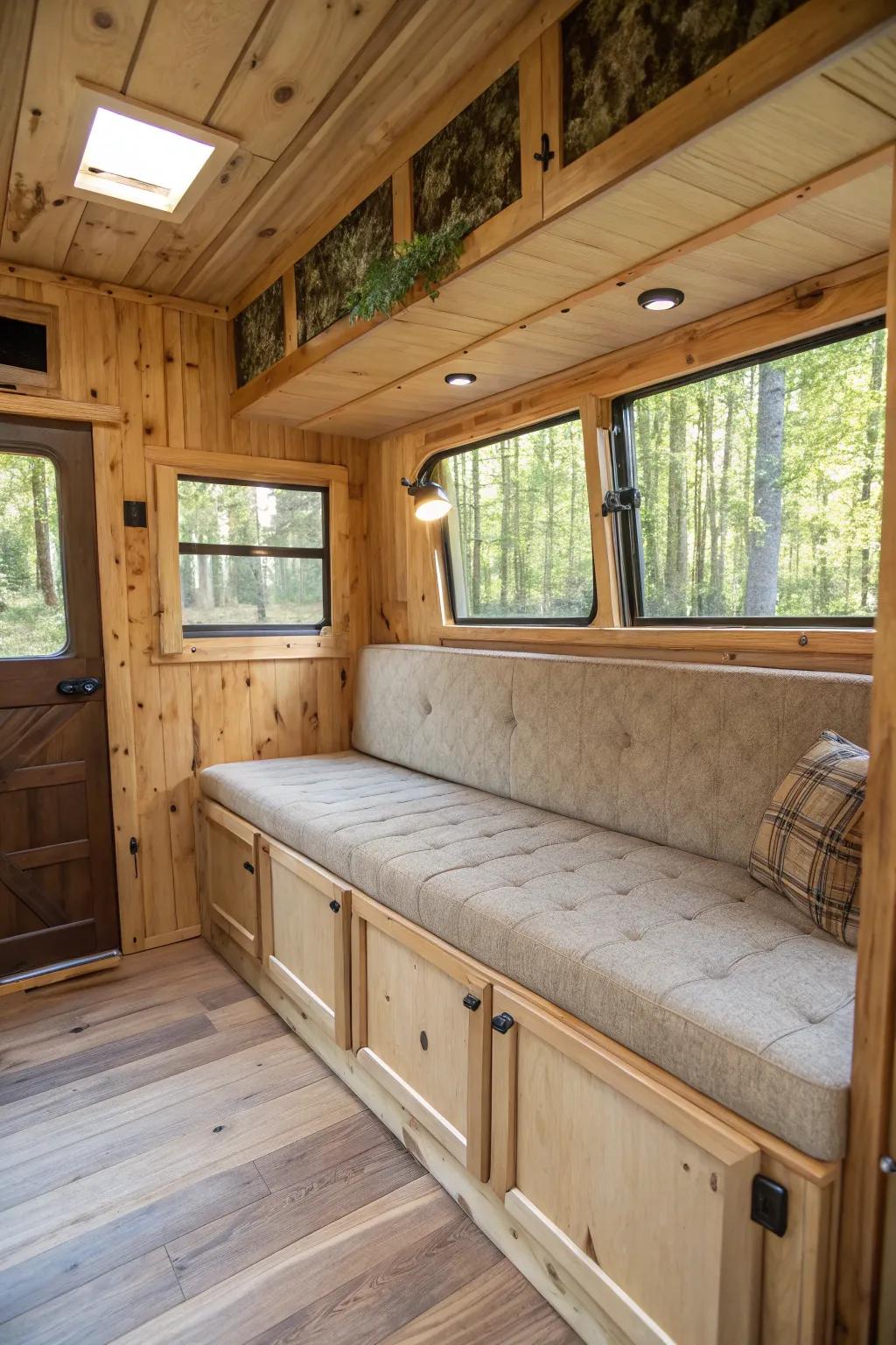 Comfortable seating is key to a relaxing and enjoyable experience in your deer blind.