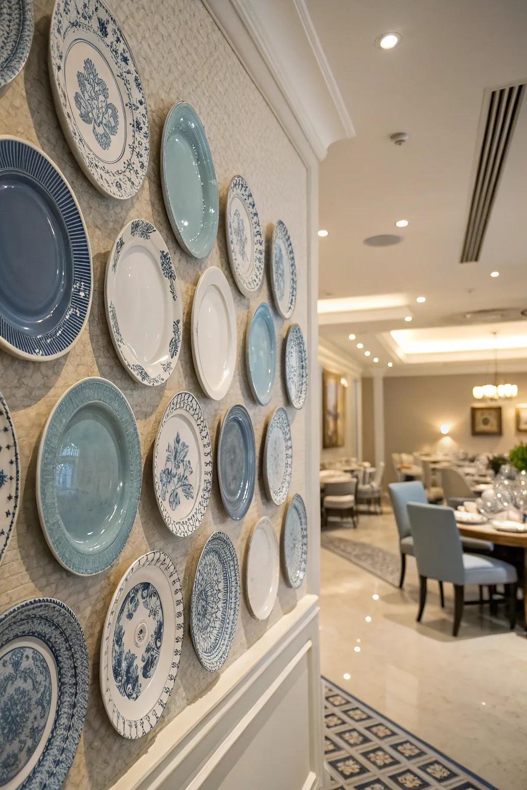 A meticulously coordinated plate arrangement introduces refinement and coherence.