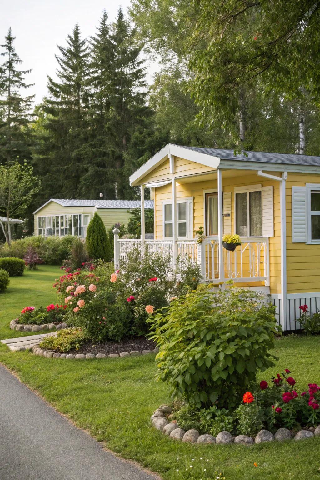 A radiant yellow outer layer radiates comfort and delight.