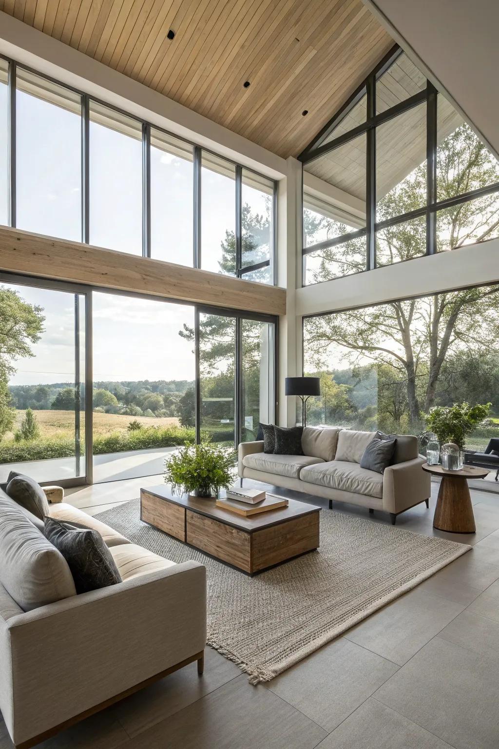 An open-concept lounge area designed for social interactions and relaxation.