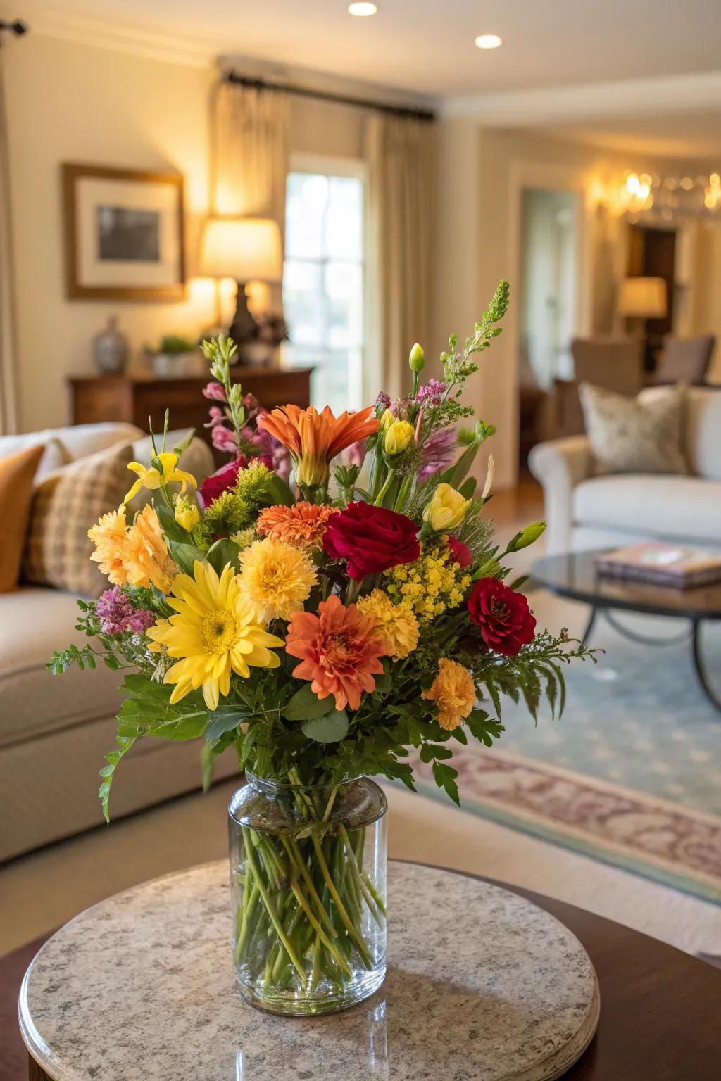 Dynamic botanical displays breathe vitality and hue into any given area.