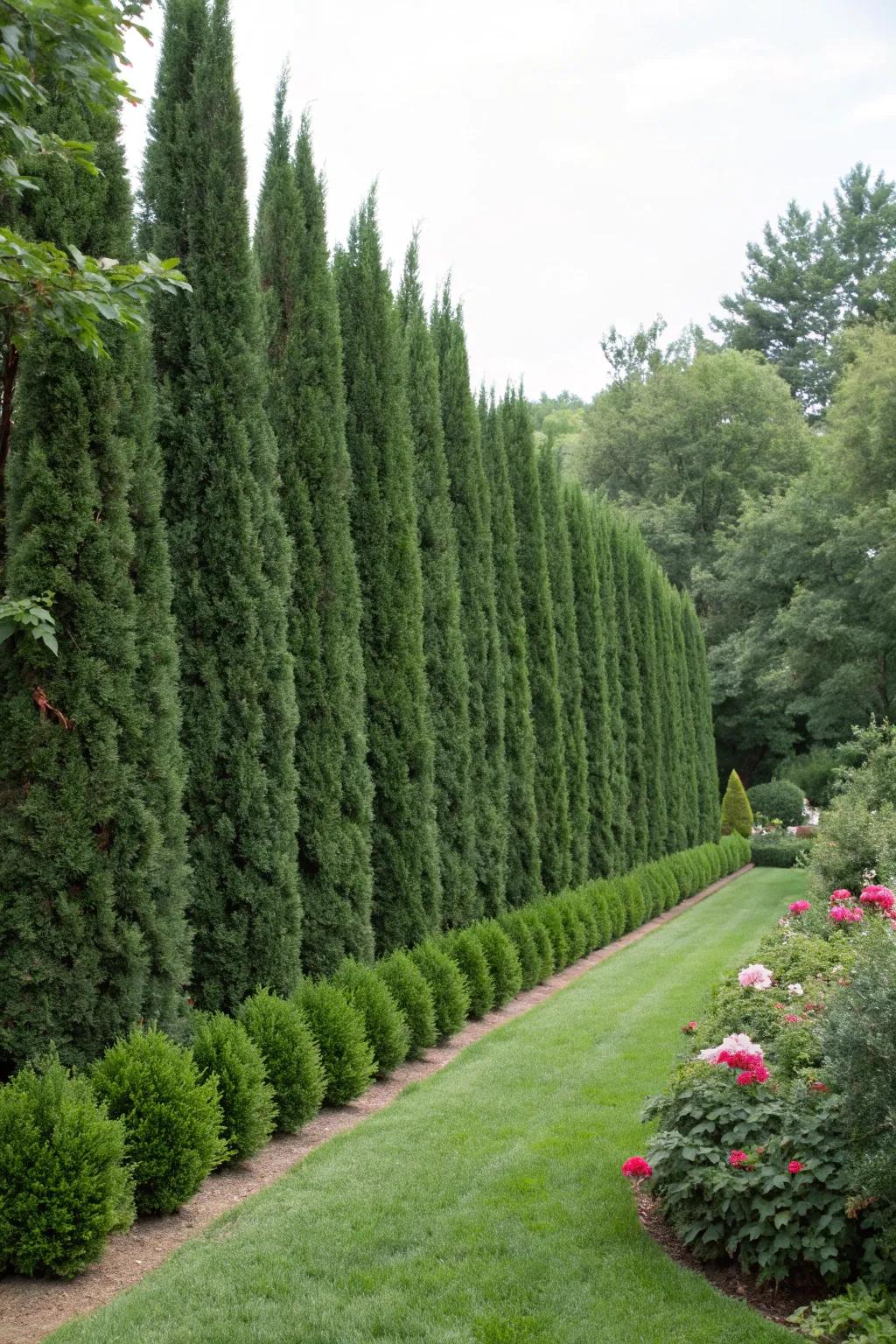 Establish your personal secluded space with Leyland cypress seclusion screens.