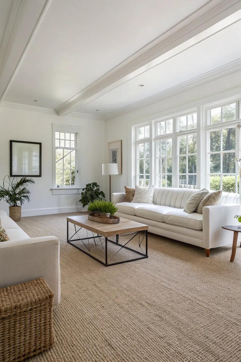 Neutral palettes provide a soothing and versatile setting.