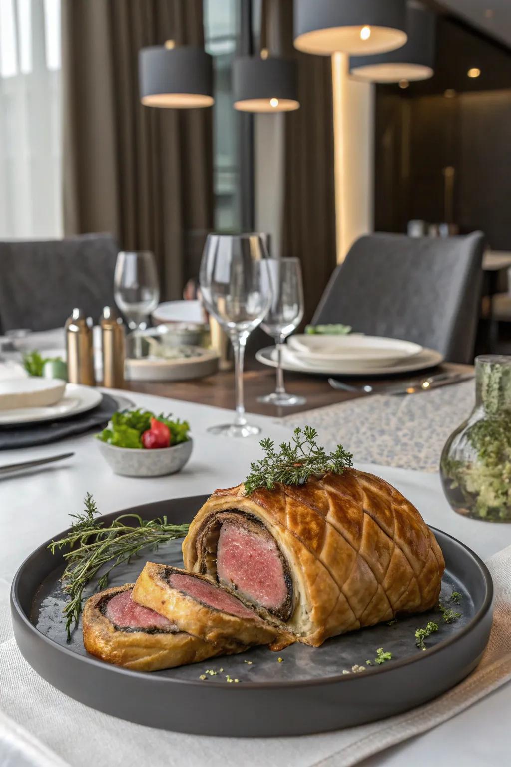 Beef Wellington: A remarkable Thanksgiving centerpiece.