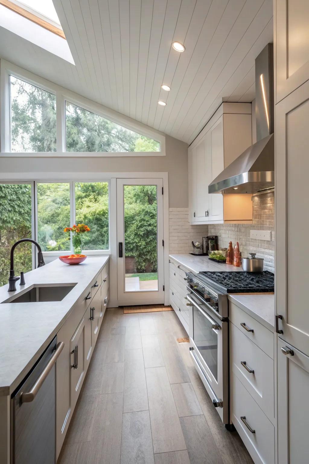 A kitchen bump-out enriches the cooking area, making it both roomy and welcoming.
