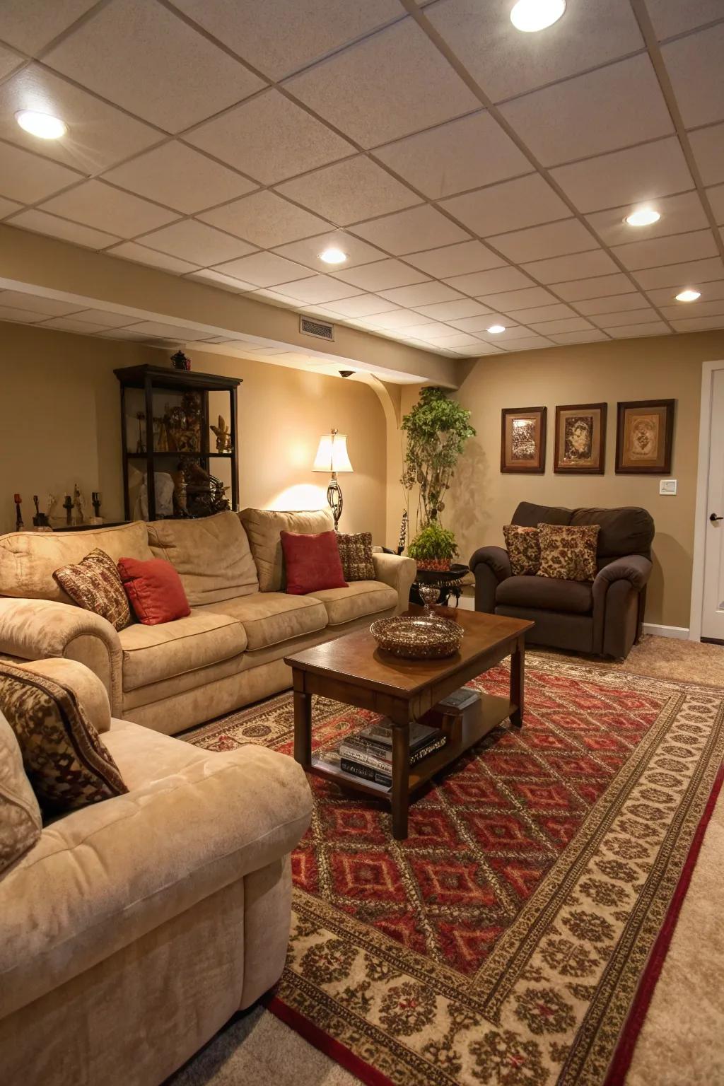 An inviting living space designed for family time.