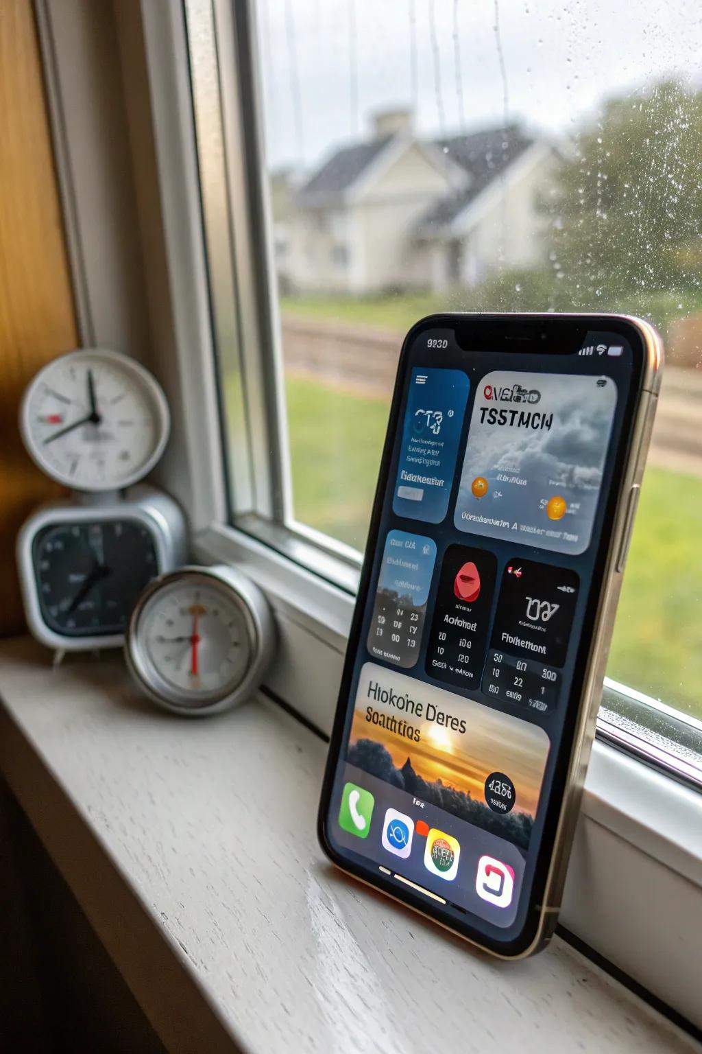 Climatic utilities sustain awareness while elevating your screen's aesthetics.