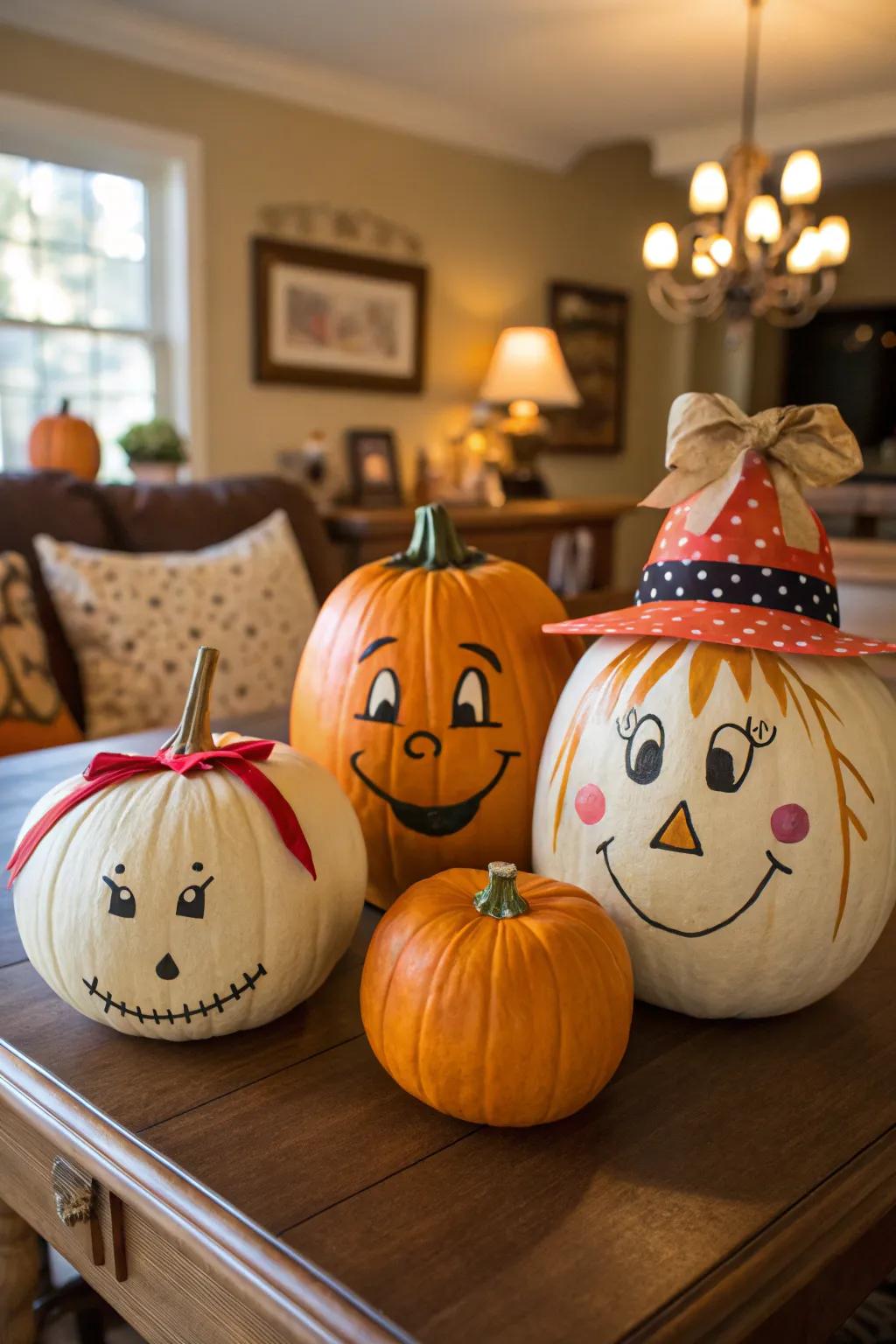 Conceive a gourd kin for a delightful exhibition.