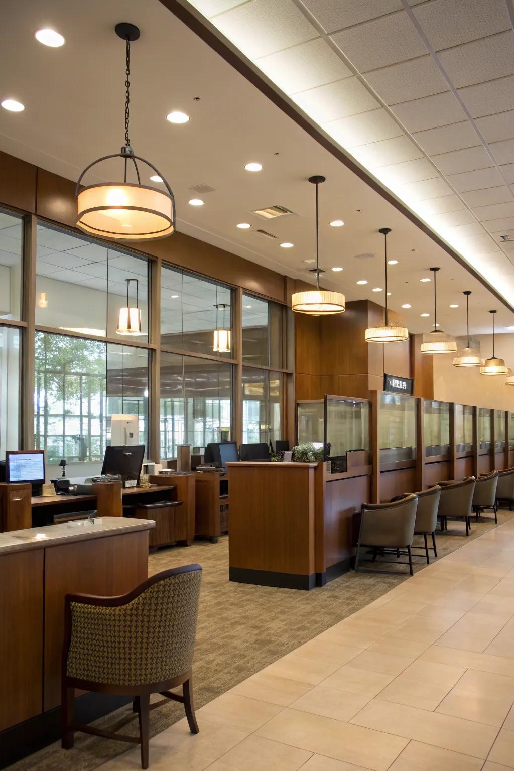 Effective lighting highlights key areas and sets the mood.