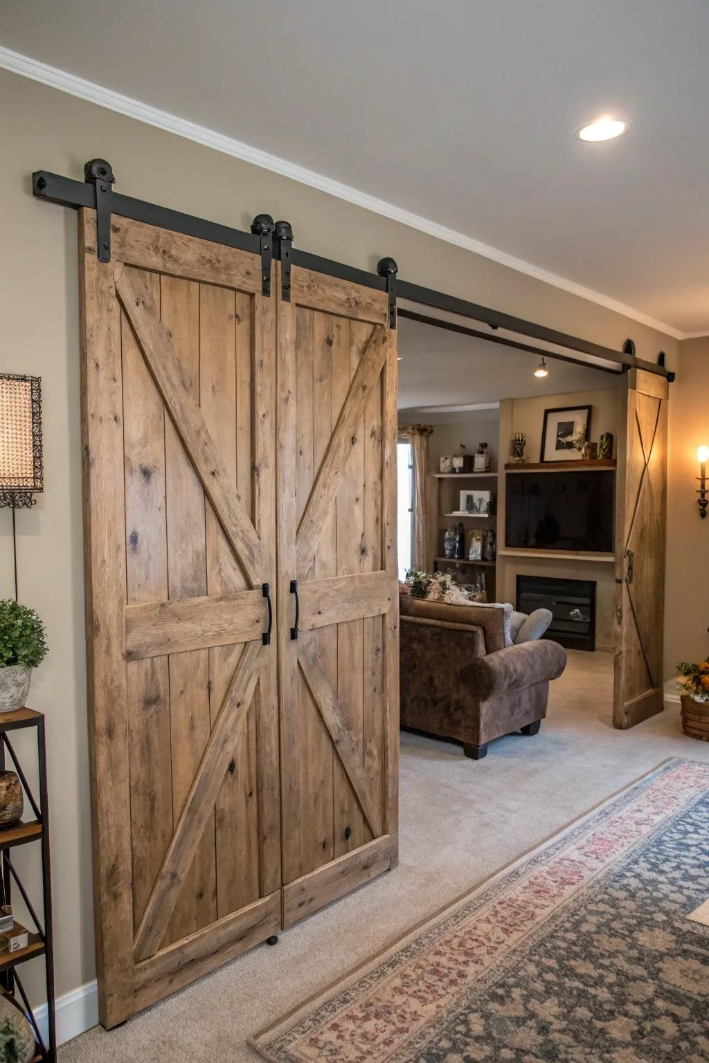 Farmyard entrances are both stylish and practical
