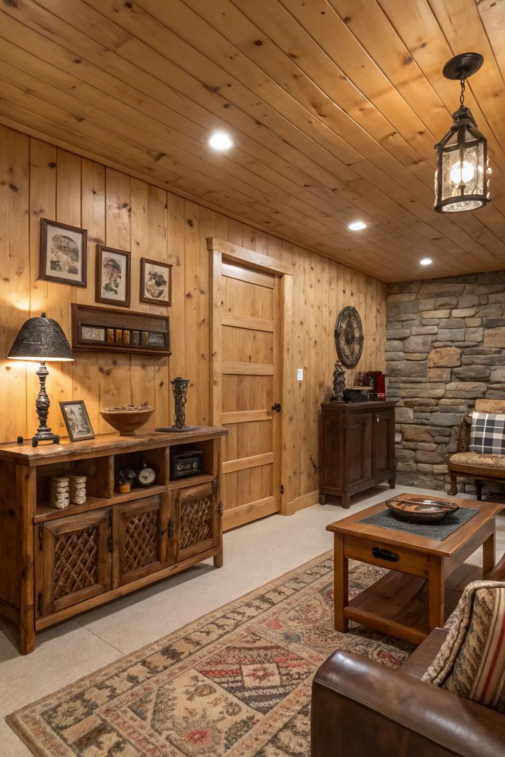 Organic resources bring rustic charm.