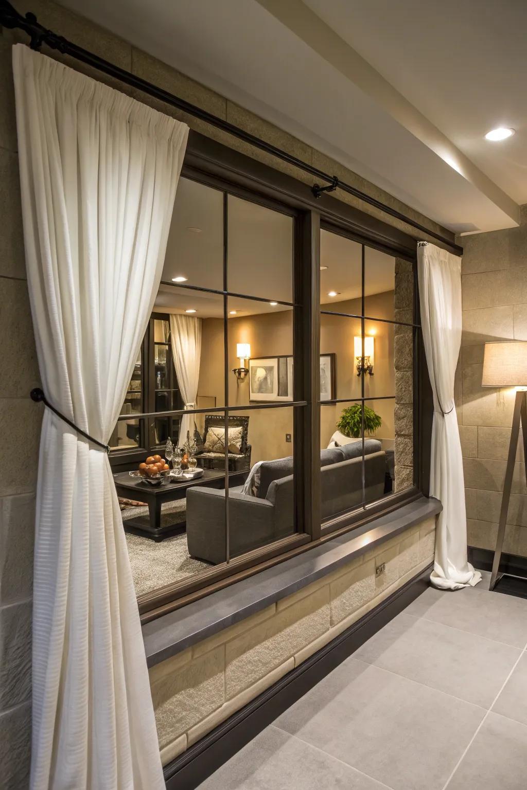 Fasteners add practicality and flair to your drapes.