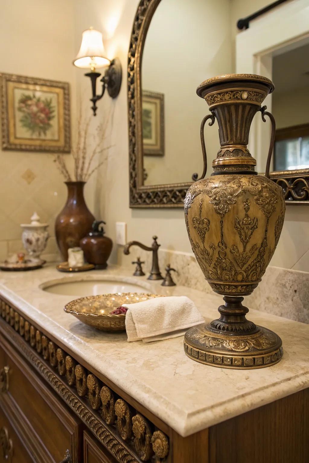 Vintage details introduce charm and character.