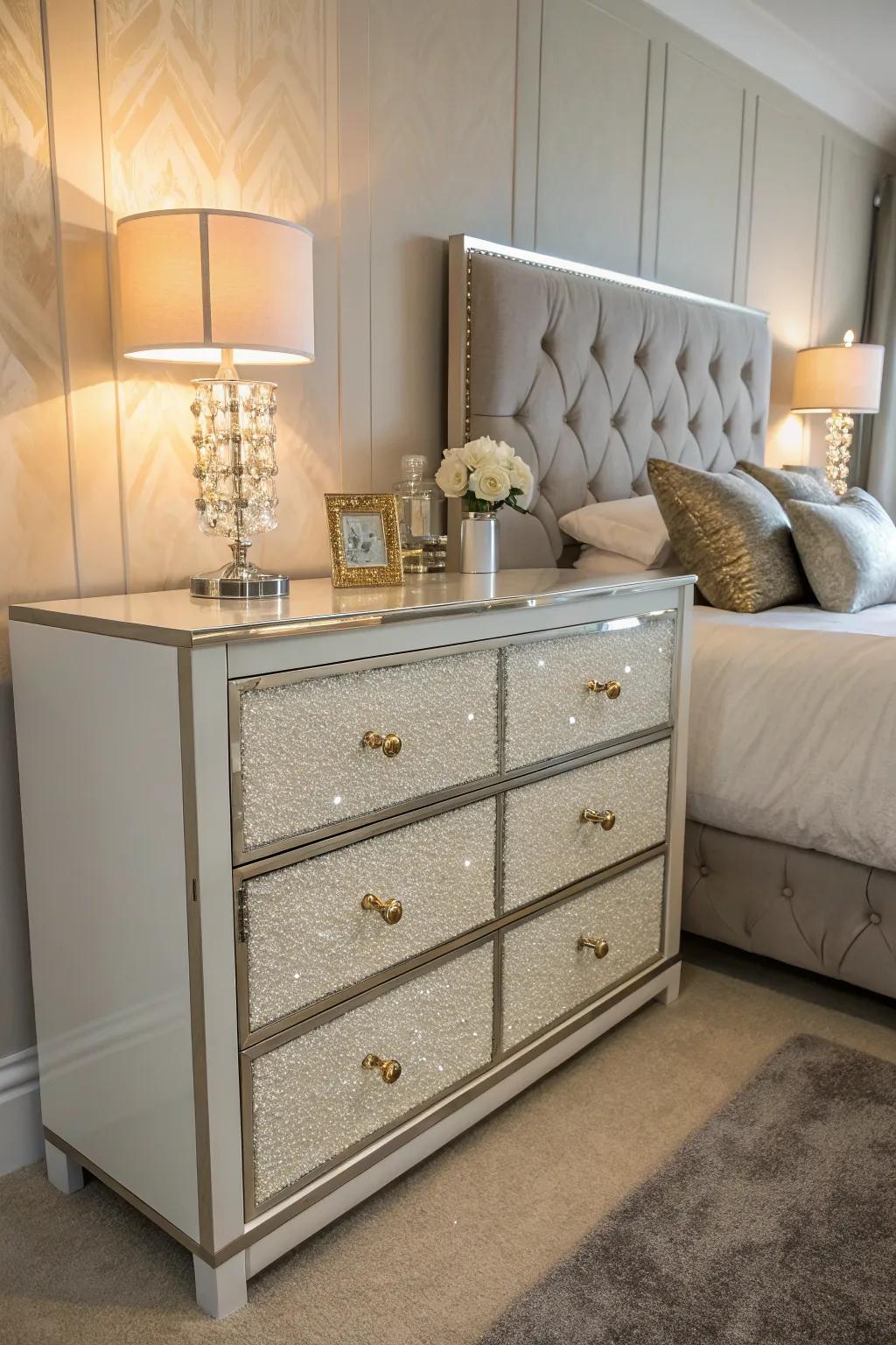 Cabinet hardware that converts decor into treasures.