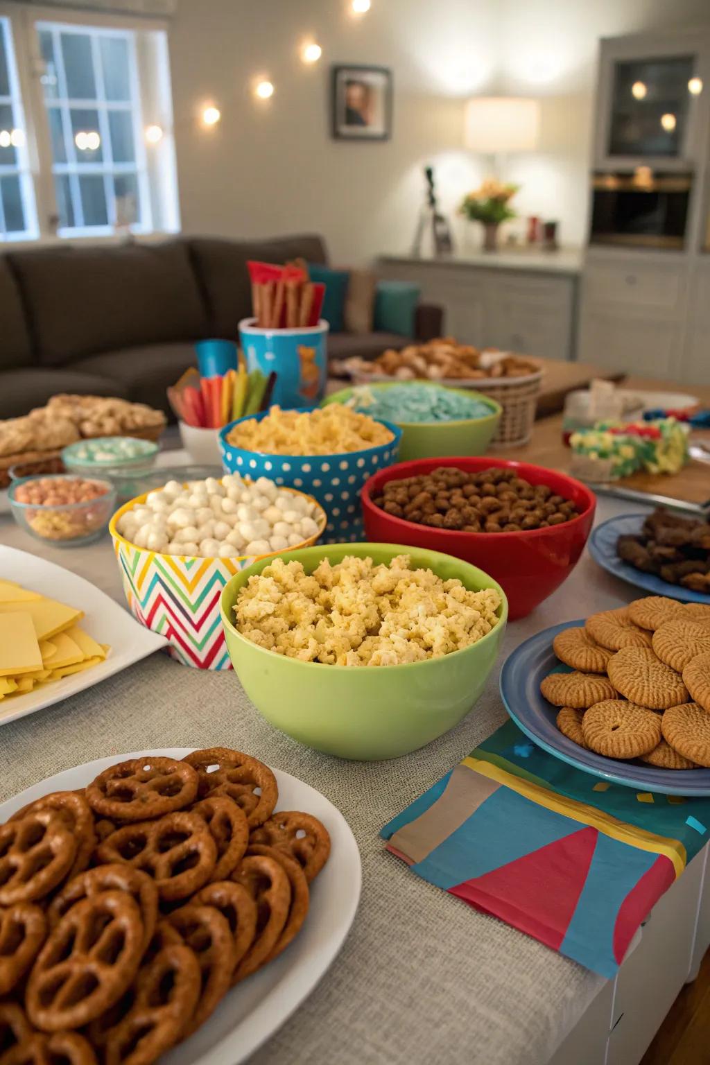 An evening refreshment bar ensures everyone remains energized for added enjoyment.