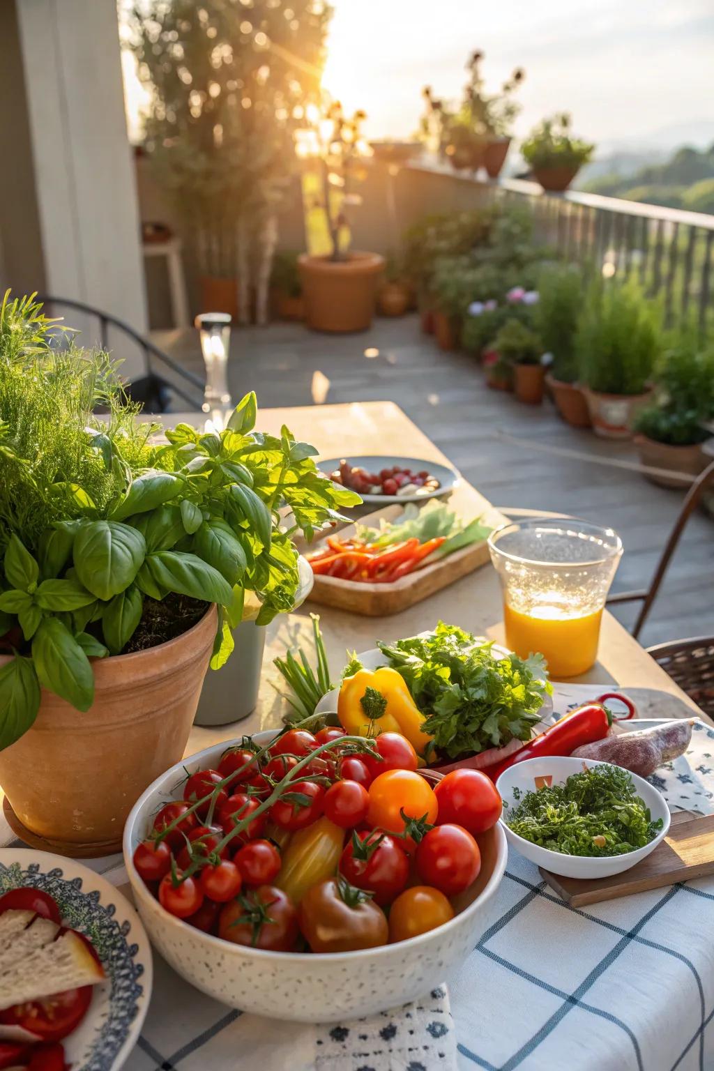 Embrace nature with an herbaceous morning feast.