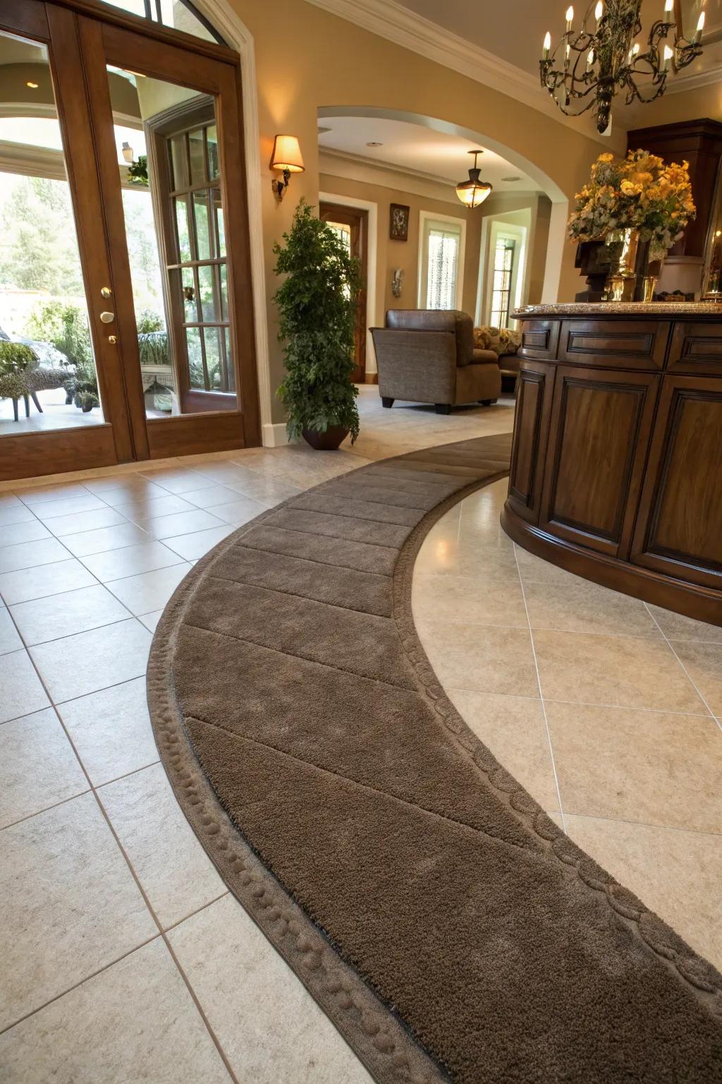 Elegant arcs for a seamless flow