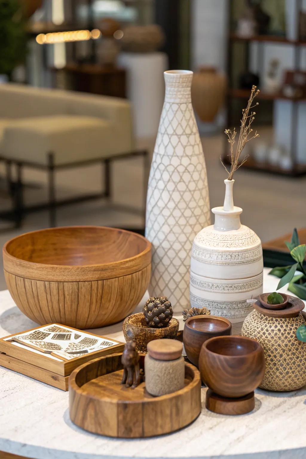 Uniting weaves attaches profundity and intrigue to your decor.