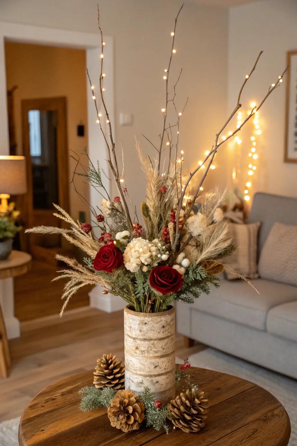 Natural charm with simplicity.
