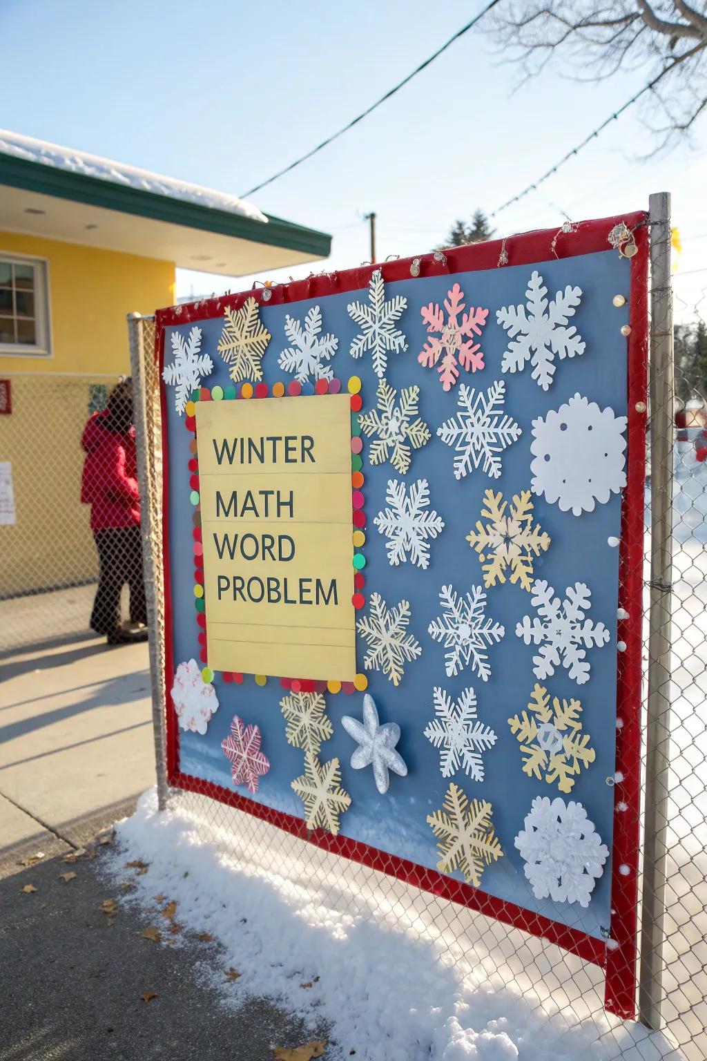 Snowflakes render mathematics problem-solving magical.