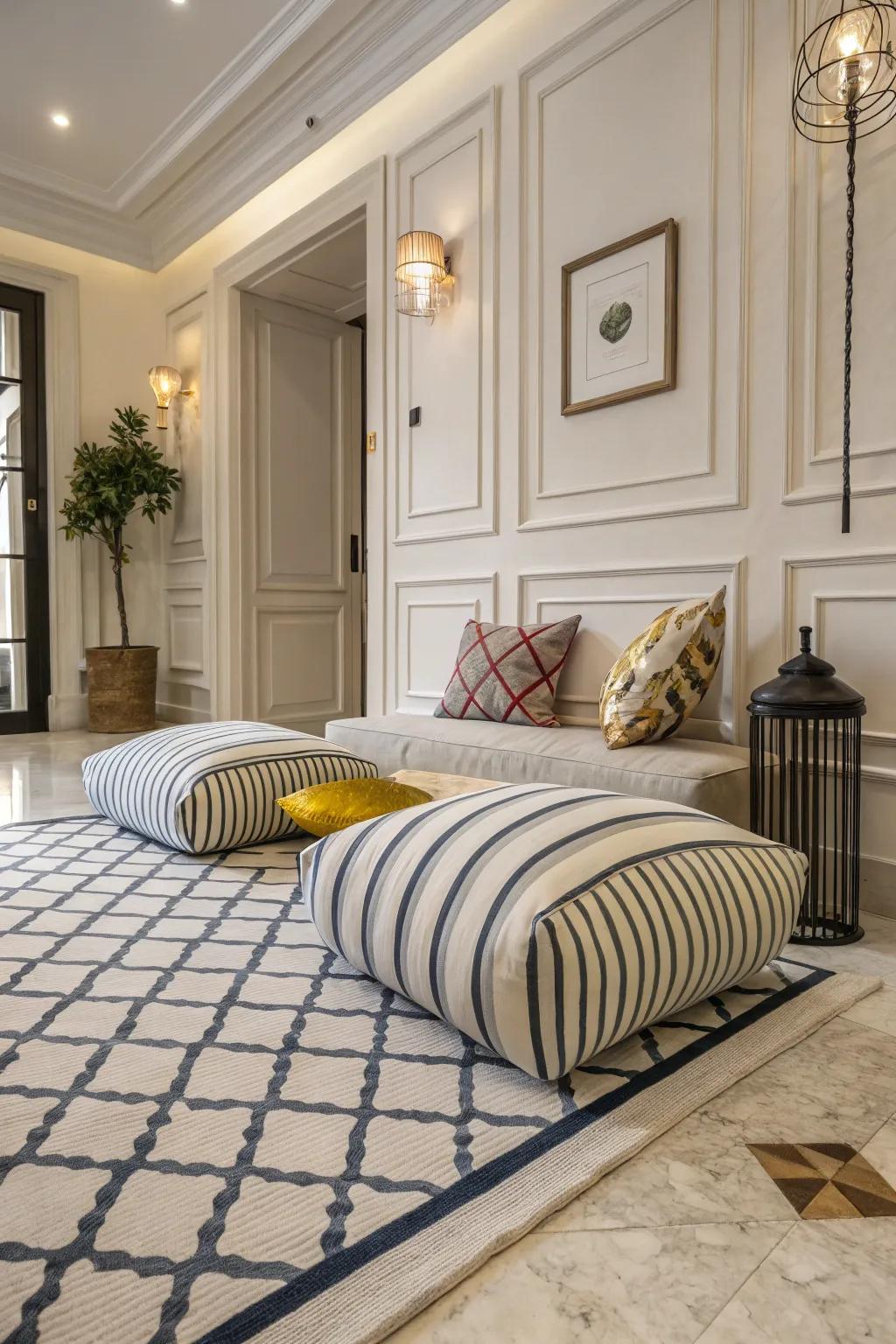 Uncommon designs contribute a playful twist to coastal decor.