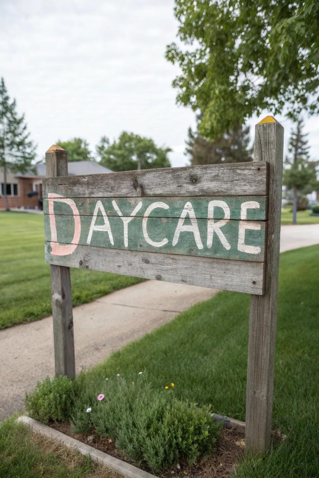 Eco-conscious materials render this daycare marker both sustainable and chic.