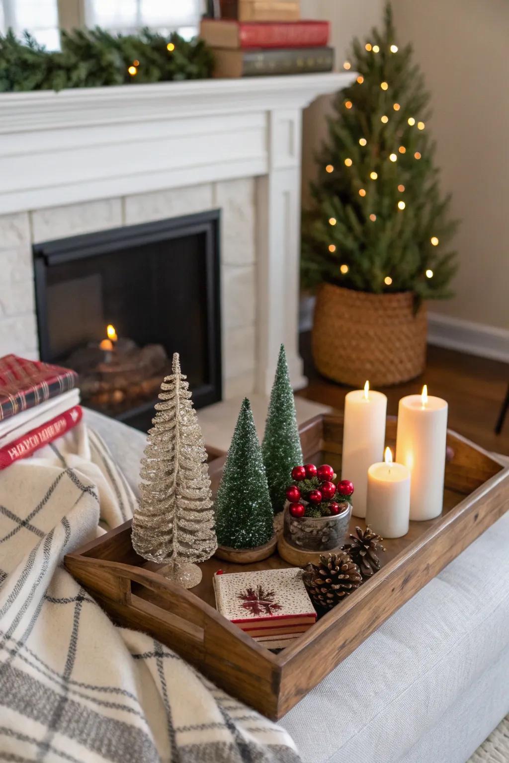 Commemorate with themed ornamentation displays.