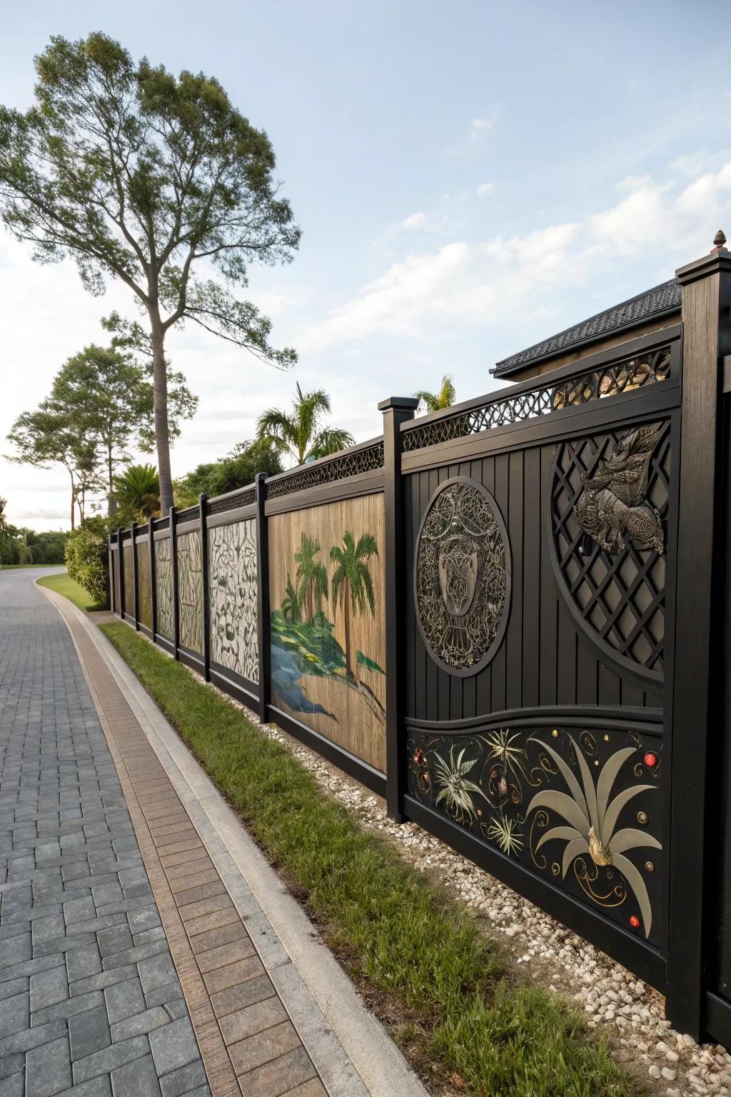 Custom layouts transform your barrier into a piece of art.