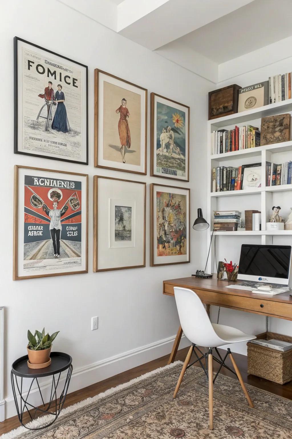 Infuse your space with vintage charm through iconic magazine covers.