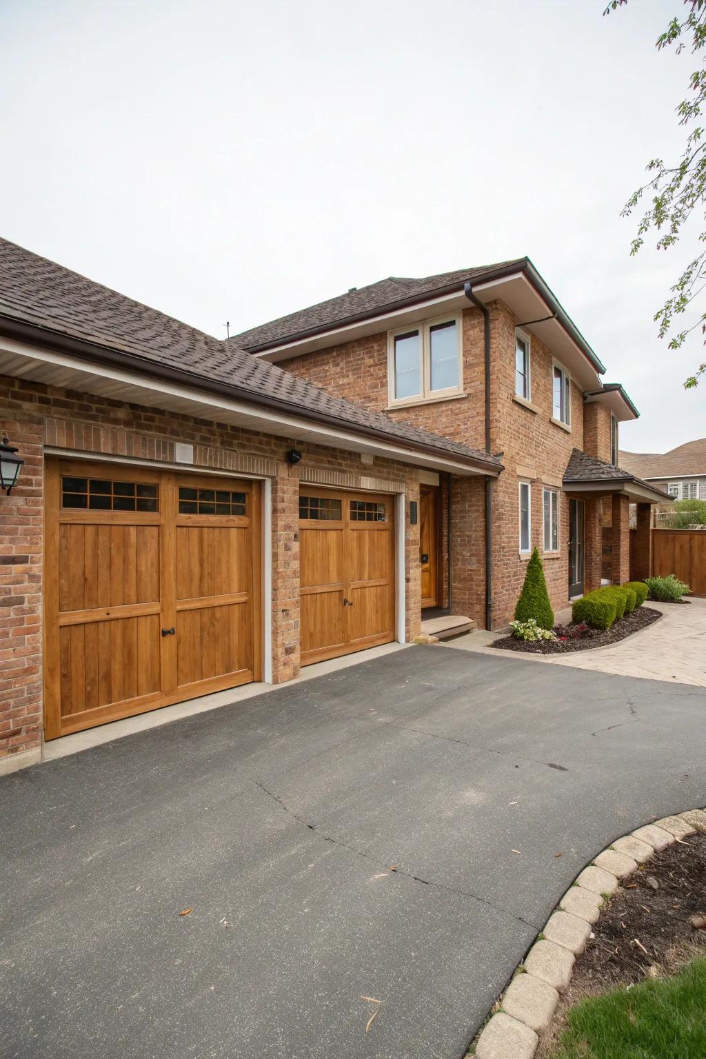 Updating garage doors can elevate the complete façade of your residence.