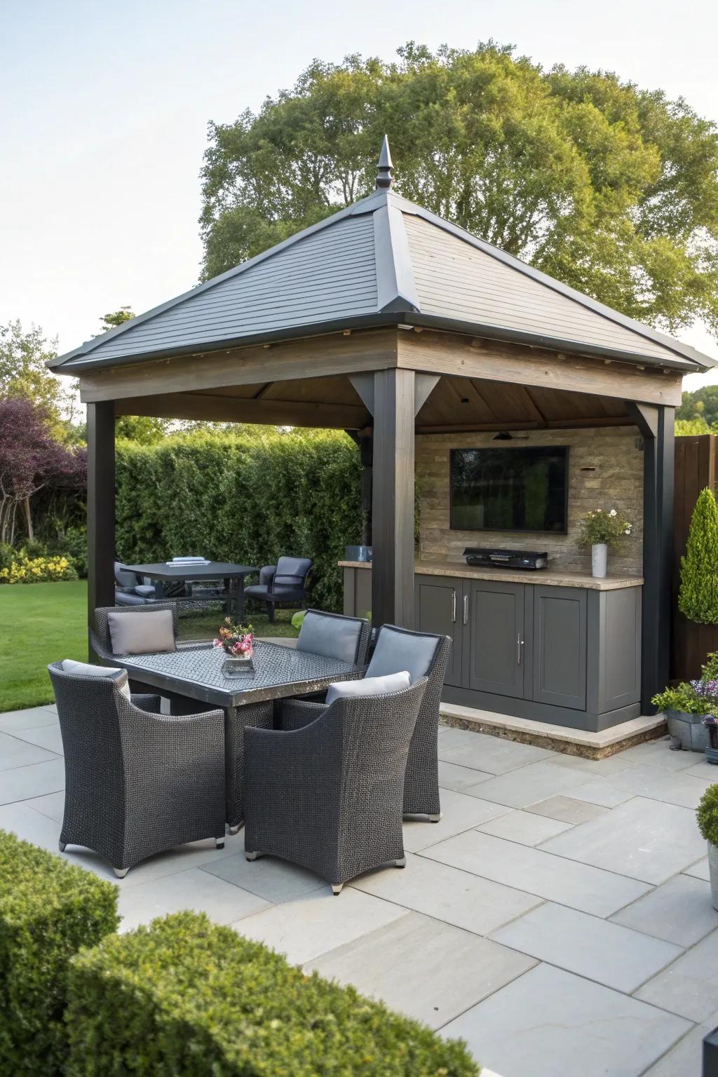 Hidden boxes provide a sleek solution to conceal your TV.