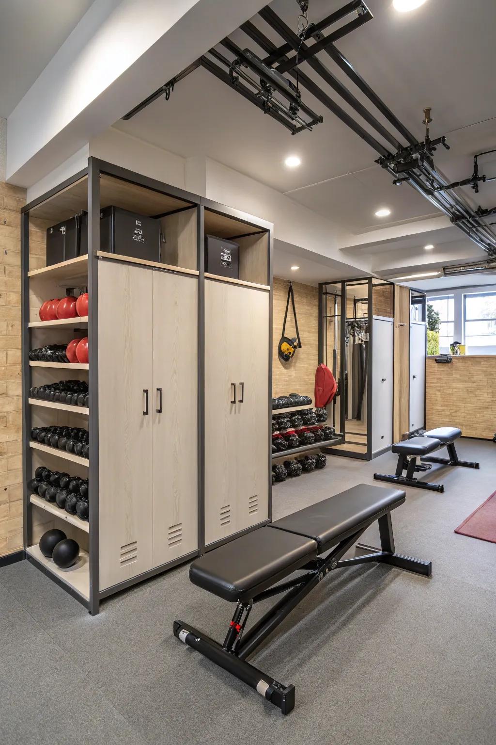 Optimize your space using multipurpose furnishings.