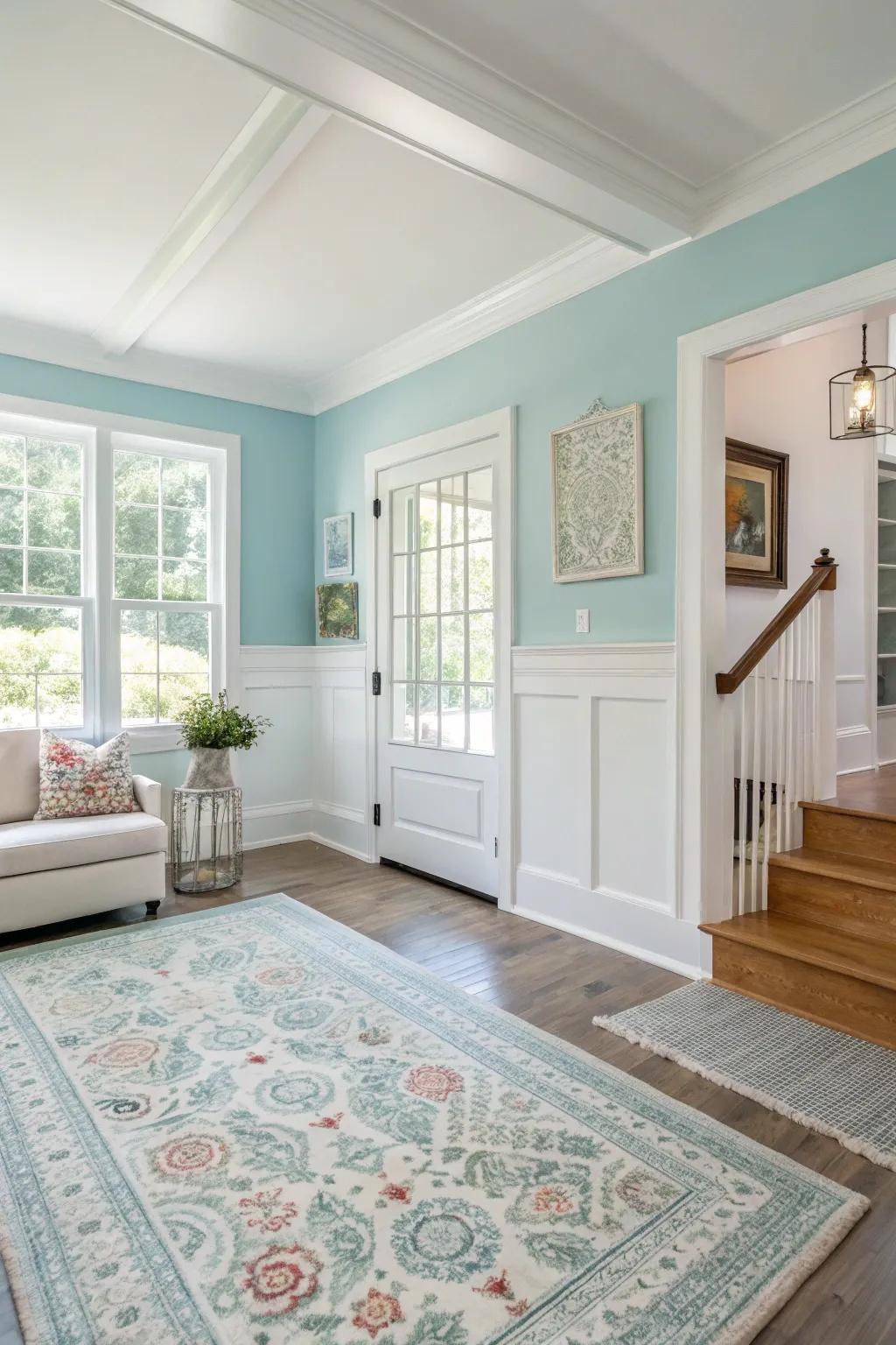Coated walls bringing renewed vibrancy to a space.