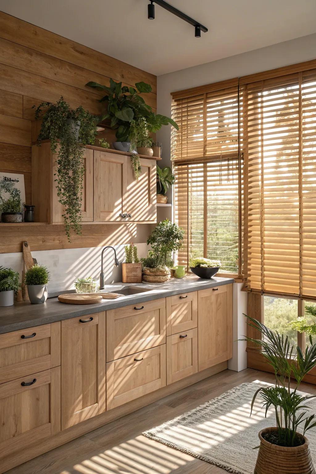 Timber solutions convey warmth and concord to kitchen settings.