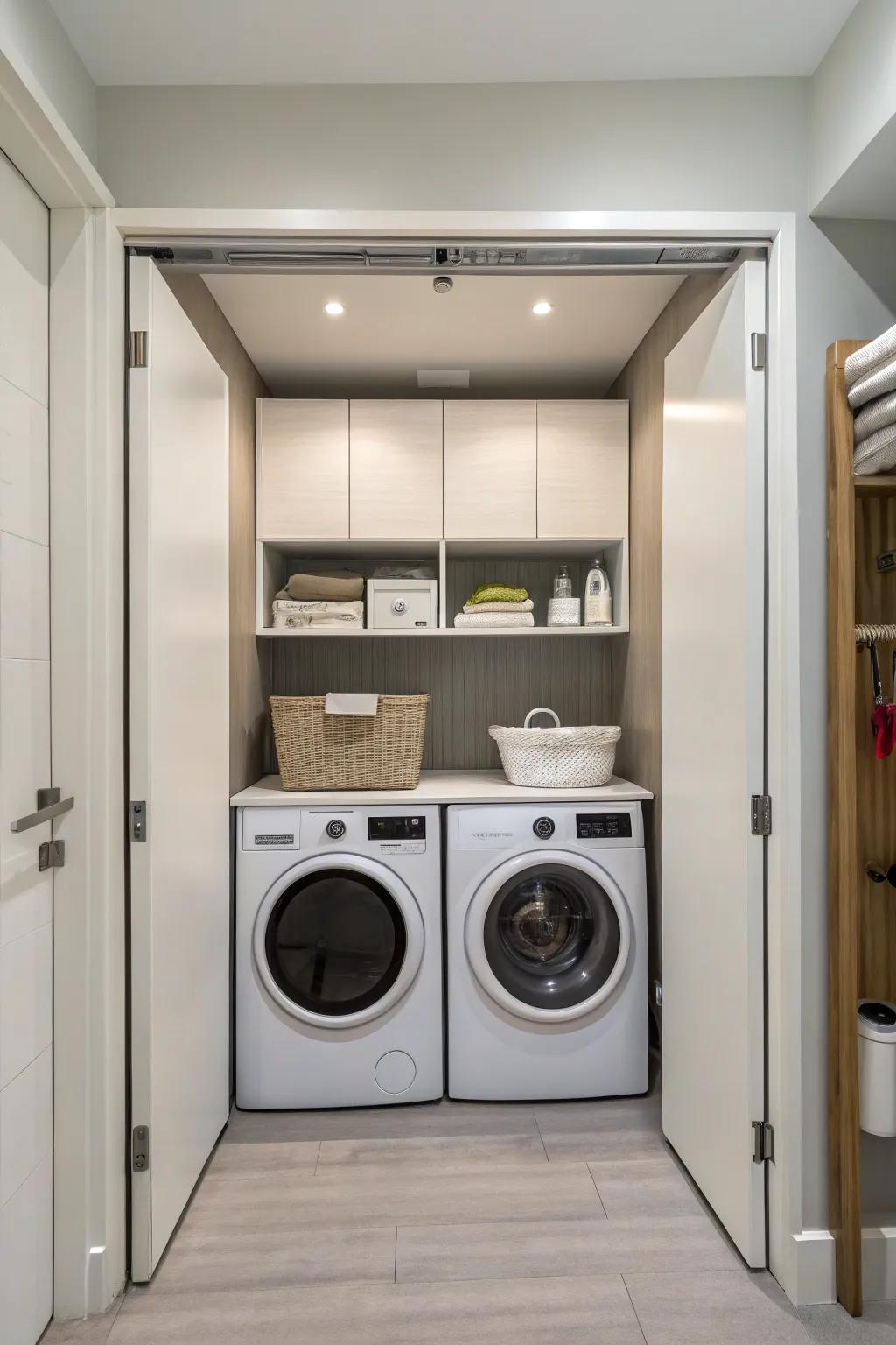 Flush doors deliver a streamlined, modern look for minimalist spaces.