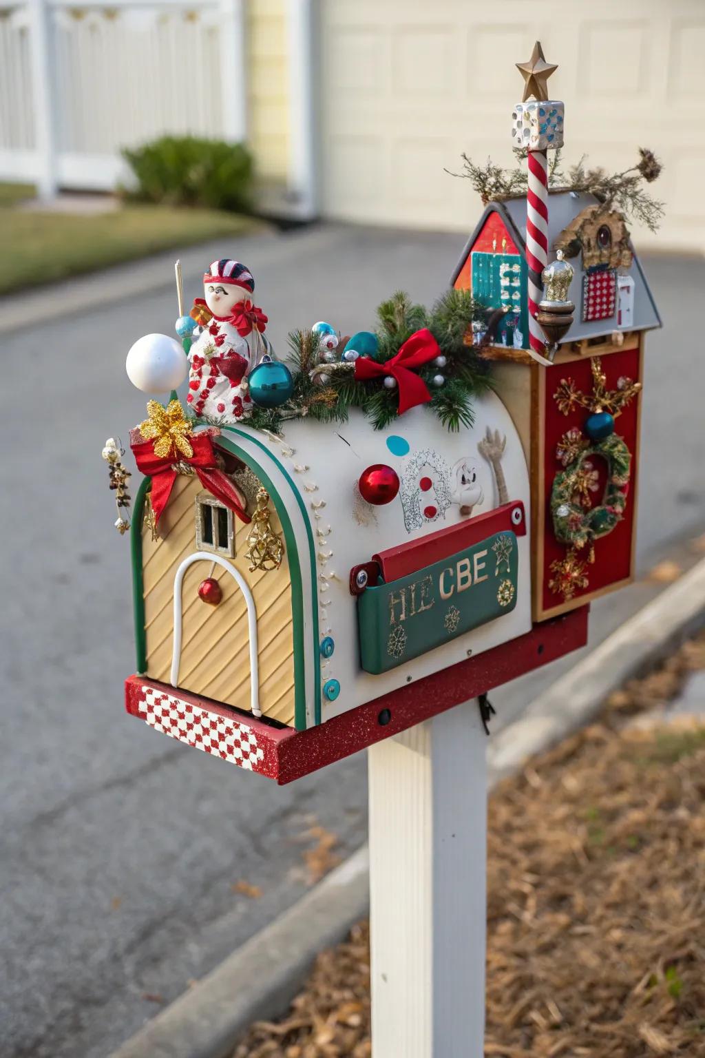 Themed mailboxes inject personality and allure with minimal maintenance.
