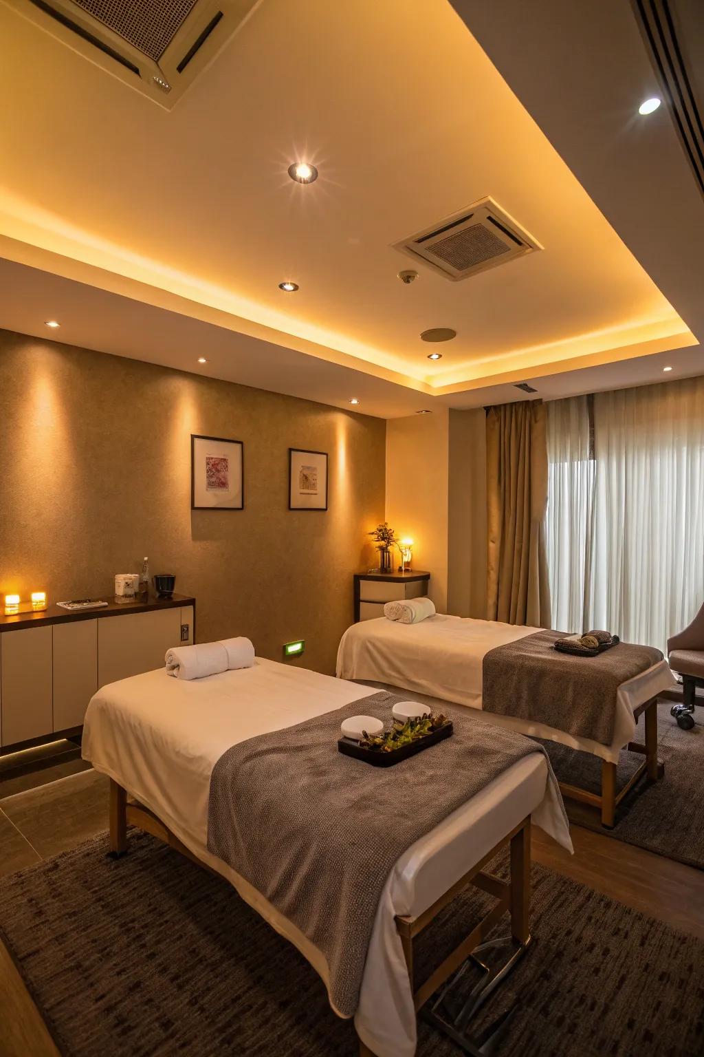 Smart illumination extends adaptability for bespoke ambiance.