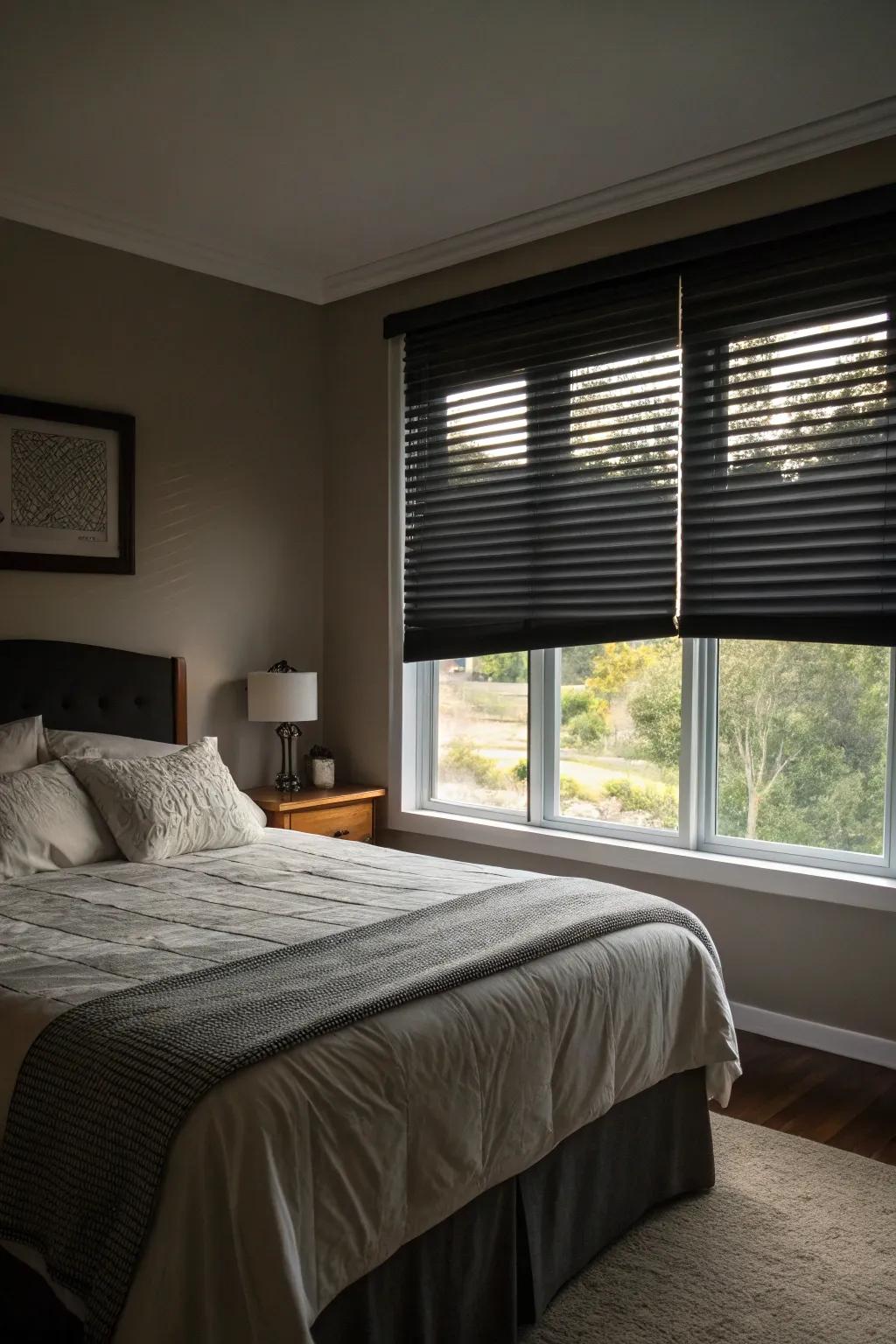 Total-darkness blinds for a restorative night's rest