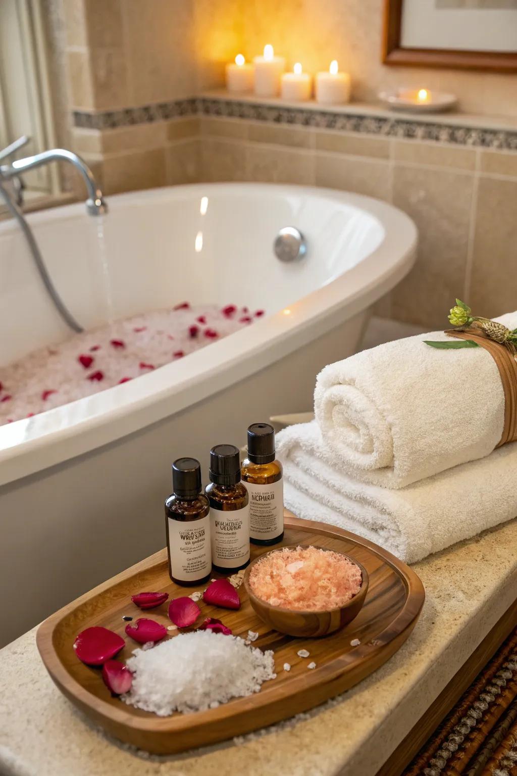 Convert any bathroom into a serene spa with natural indulgences.