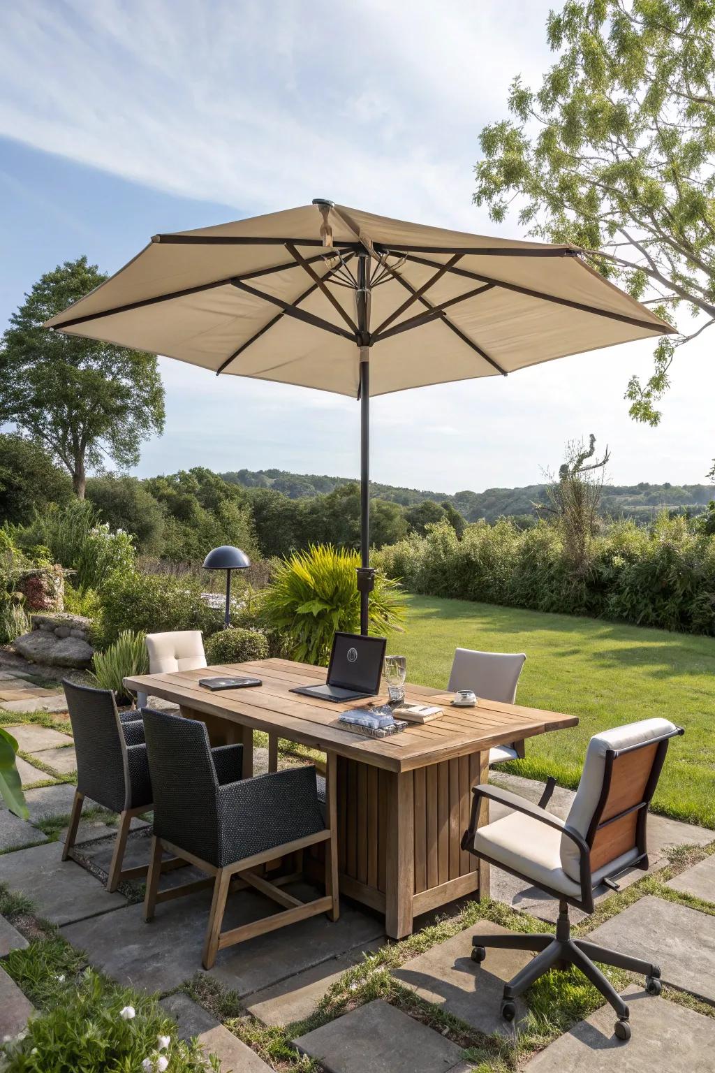 Weatherproof essentials keep your space functional through all seasons.