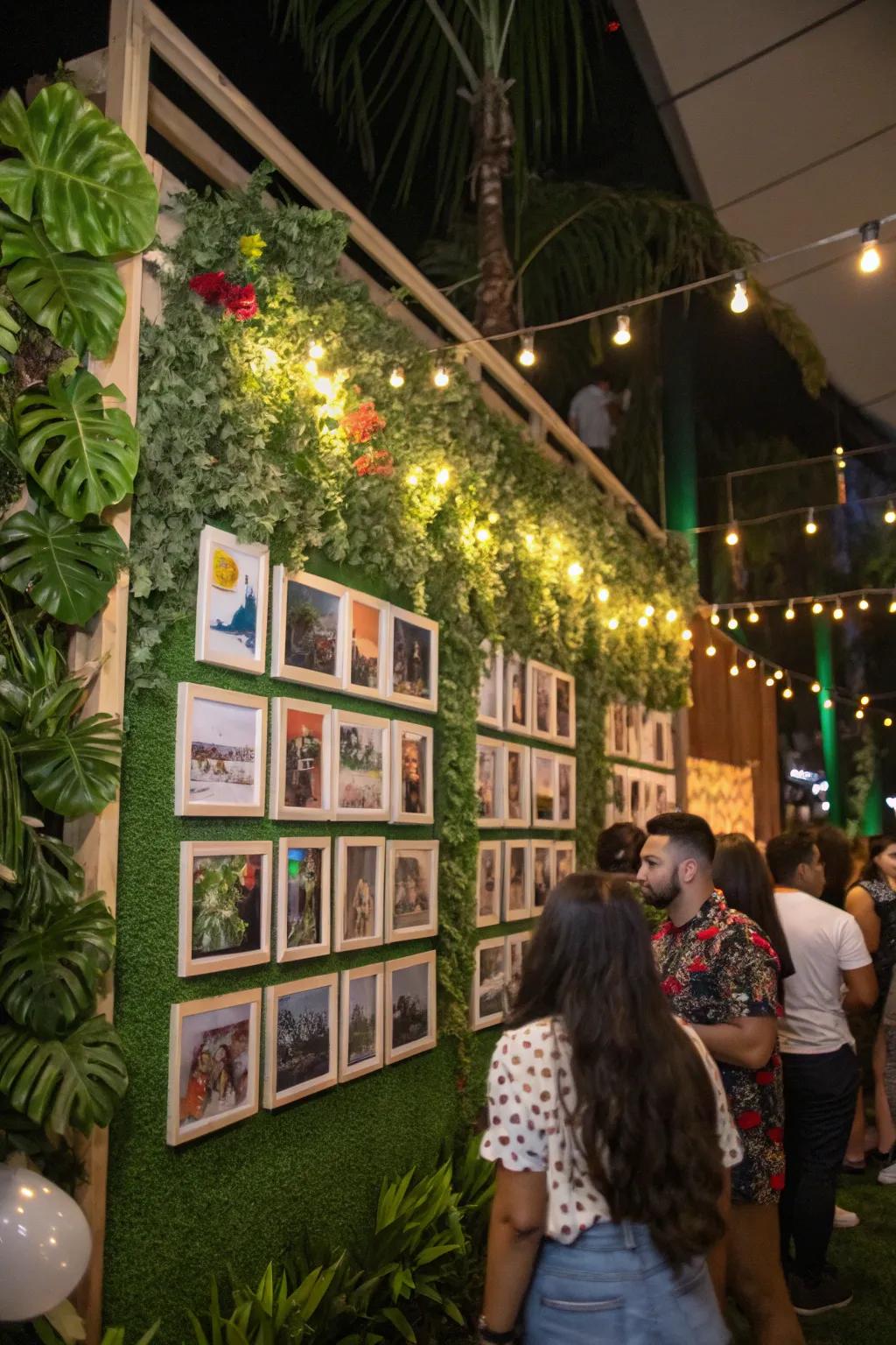 Greenery injects a natural and invigorating constituent into your photographic display.