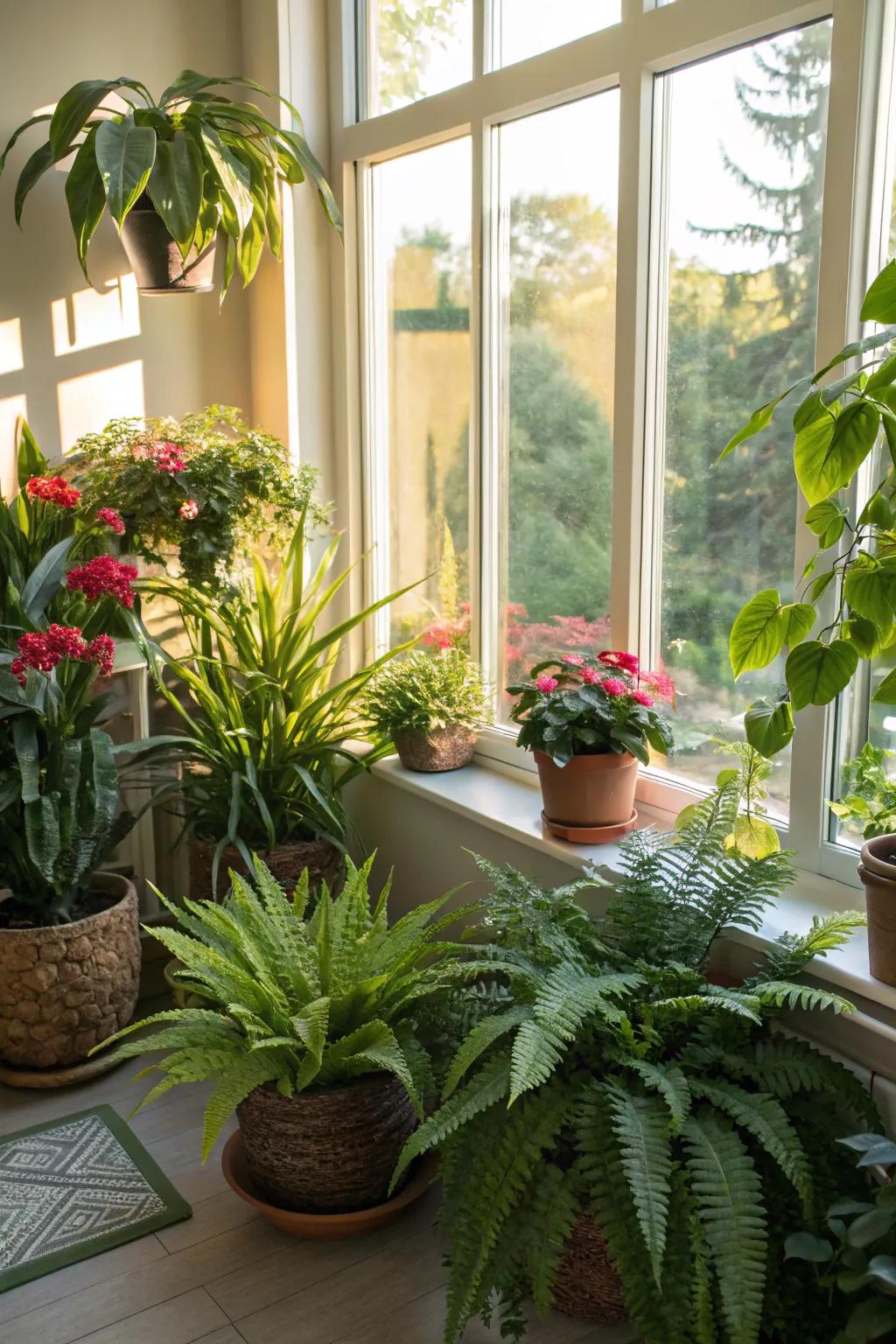 Natural illumination accentuates the most desirable attributes of botanicals.