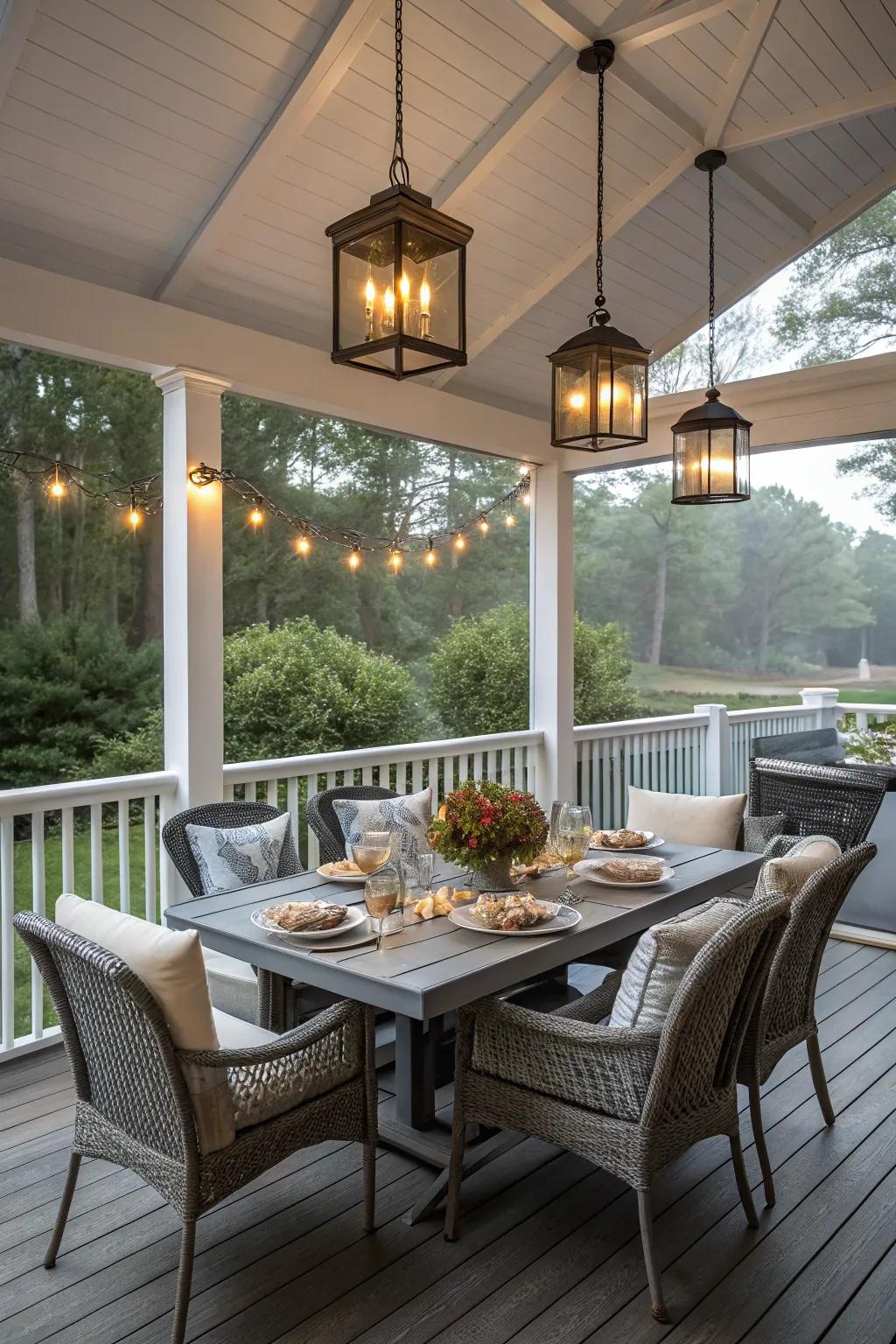 An inviting culinary sanctuary free from irritating insects.