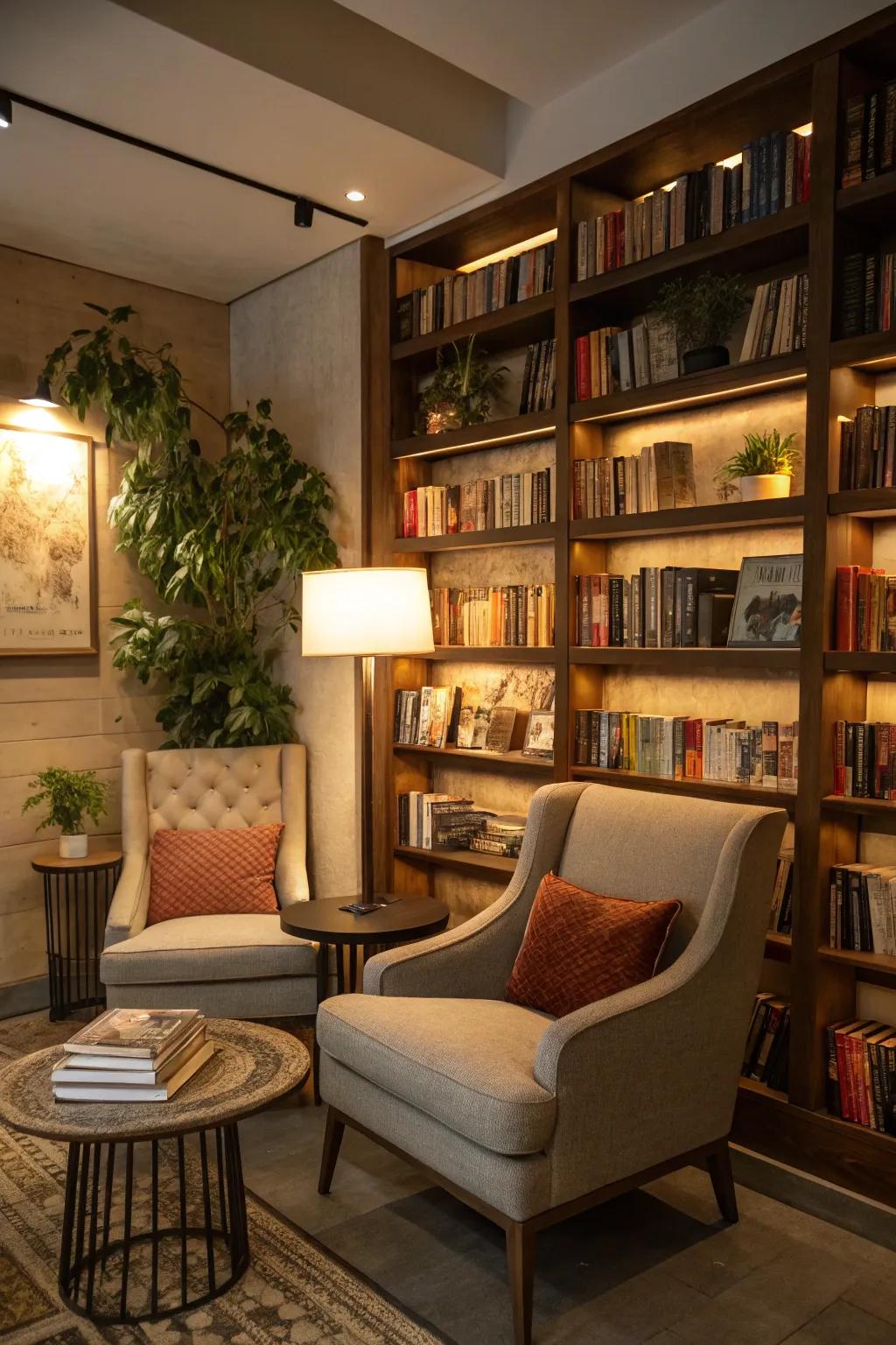 Books infuse a literary enchantment into any shelf arrangement.